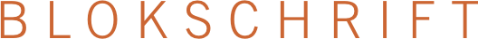 BLOKSCHRIFT